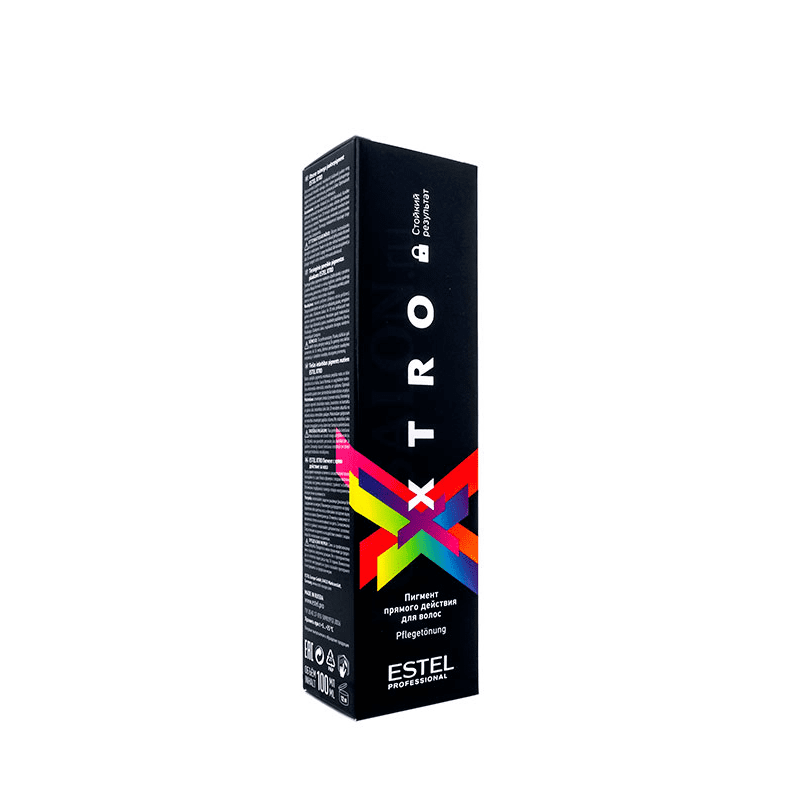 Прямой пигмент для волос. Estel professional XTRO алый. XTRO Black 100мл розовый Estel ex/NP. Краска Estel professional XTRO. Прямой пигмент Estel XTRO.