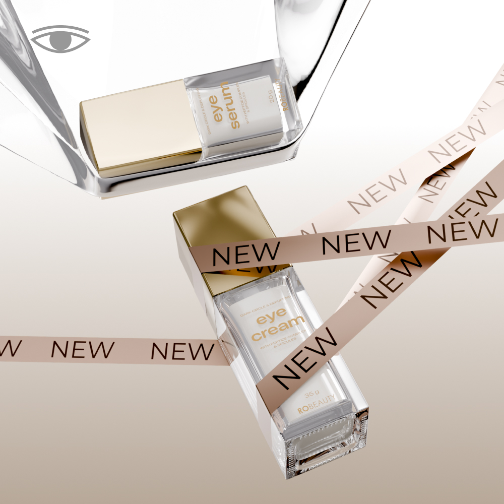 Дерматологічні крем і сироватка проти темних кіл та набряків під очима - Вікові зміни - Очі