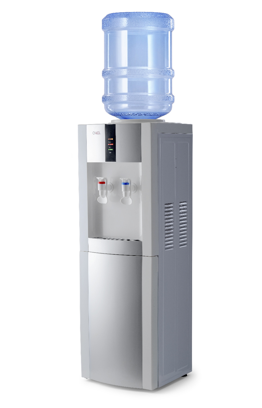 Кулер для воды LC-AEL-47с white/silver с шкафчиком