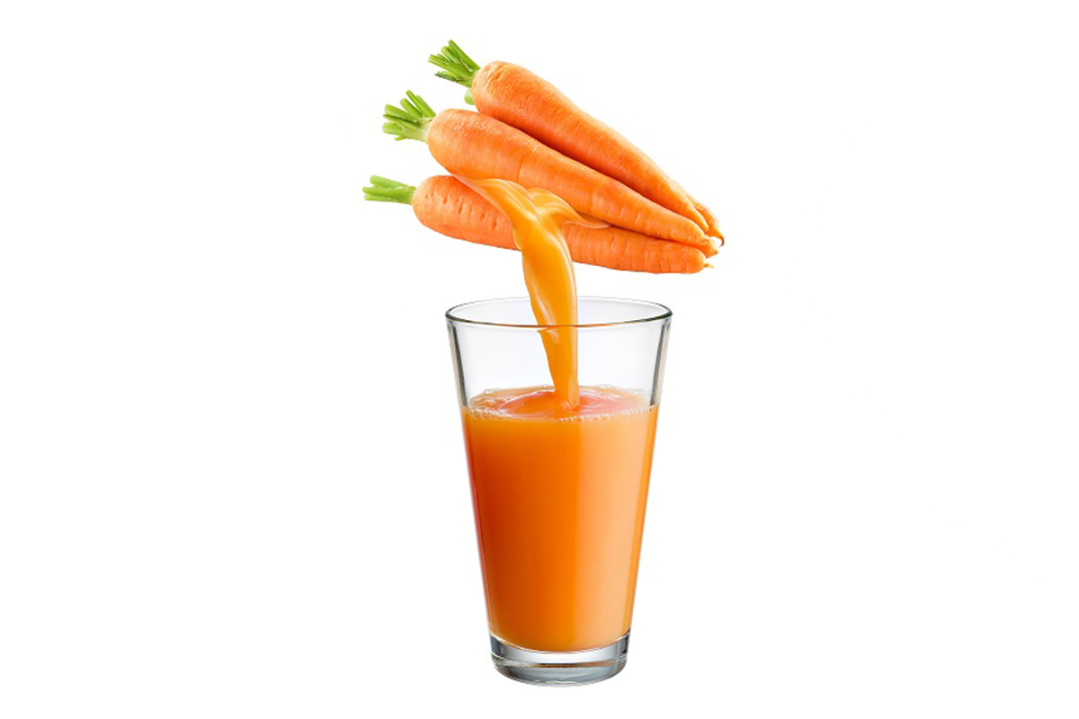 Свежевыжатая морковь