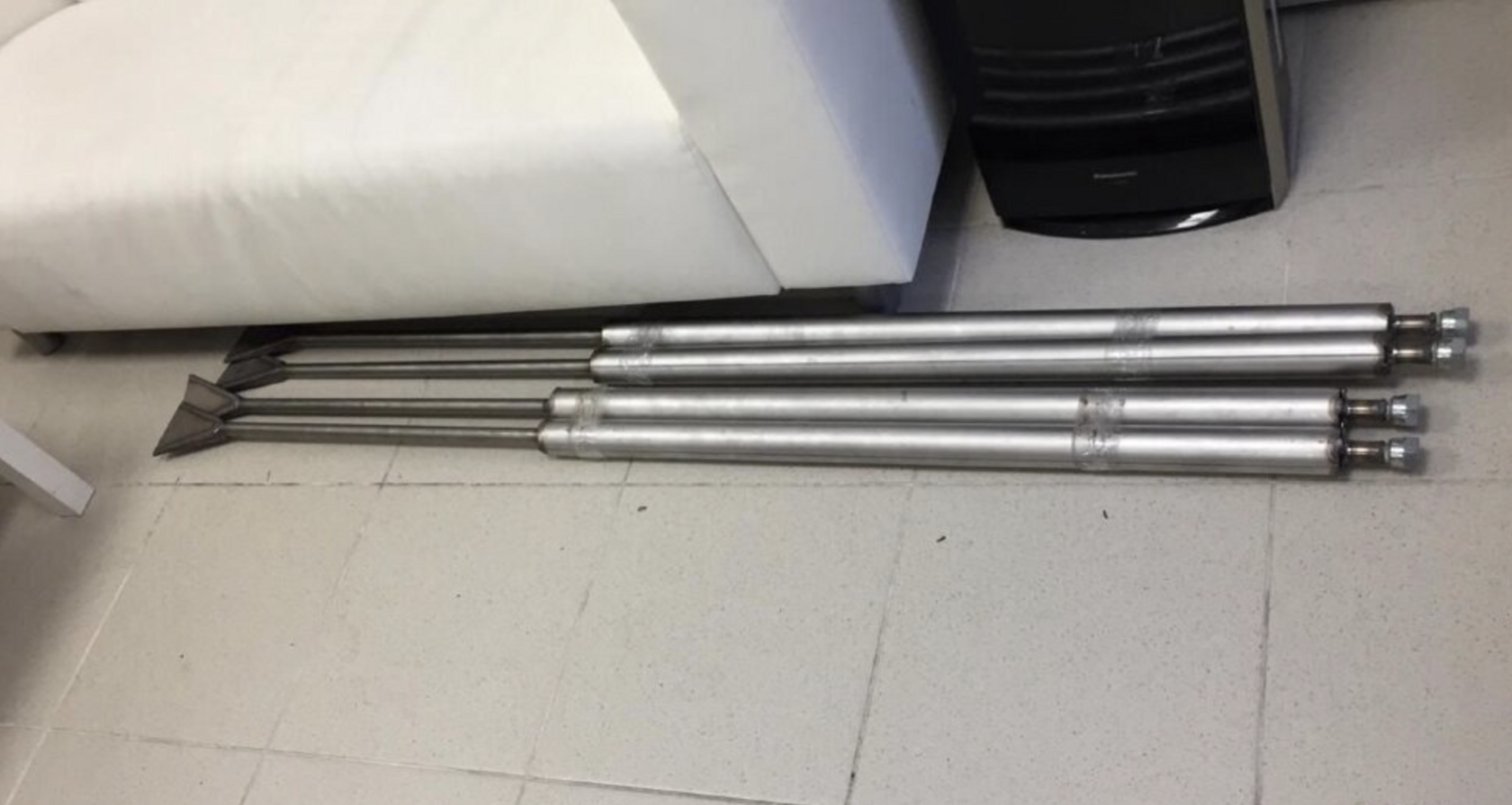 Держатель теплоизолированный с щелевой насадкой для пара