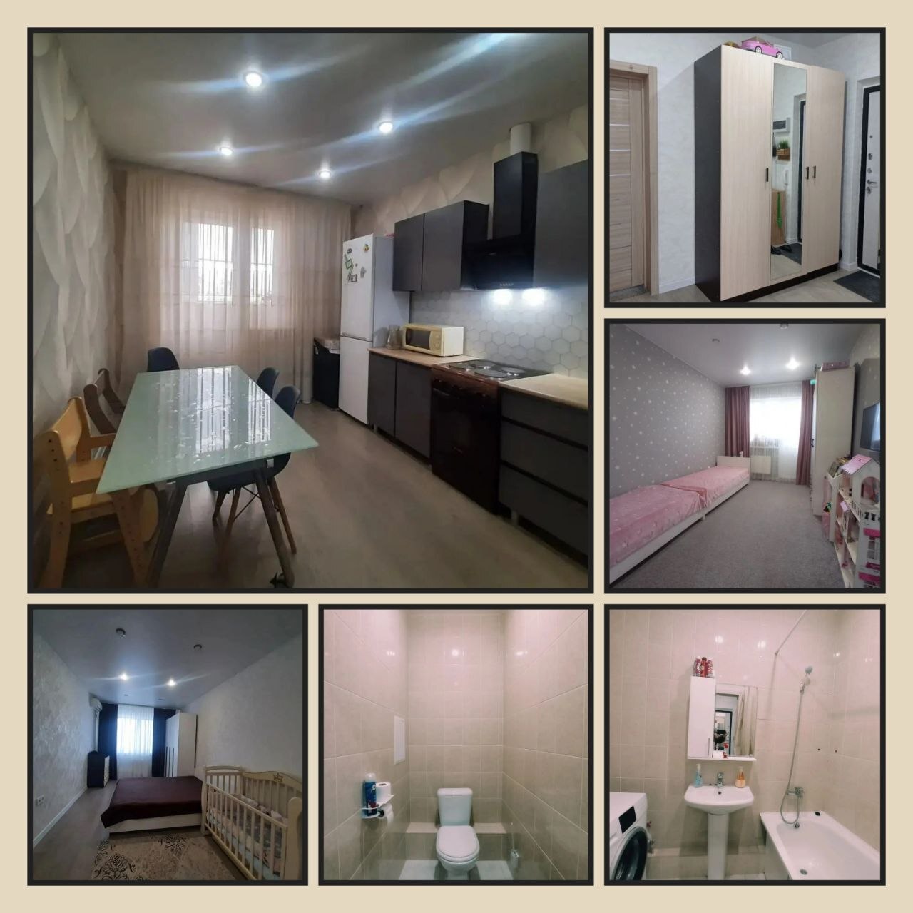 2-комнатная квартира, 59 м², ЖК Видный · П. Краснодарский