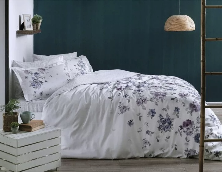 Комплект постельного белья ТАС Satin Zaira в цветы купить в Минске в ...