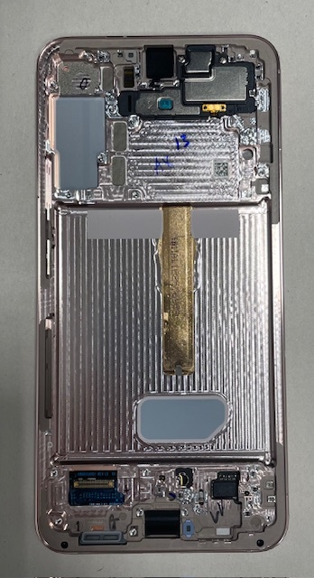 Дисплей с тачскрином Samsung (Самсунг) S22 plus / S906 (сервисный 100% оригинал) (фиолетовый) с рамкой