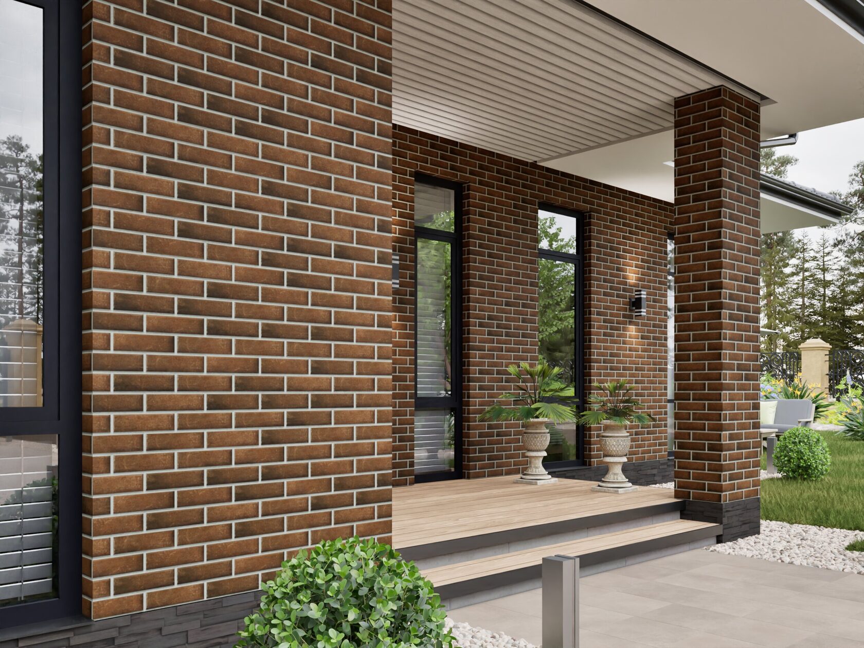 Термопанель Paradyz Scandiano Rosso Elewacja — фото 6