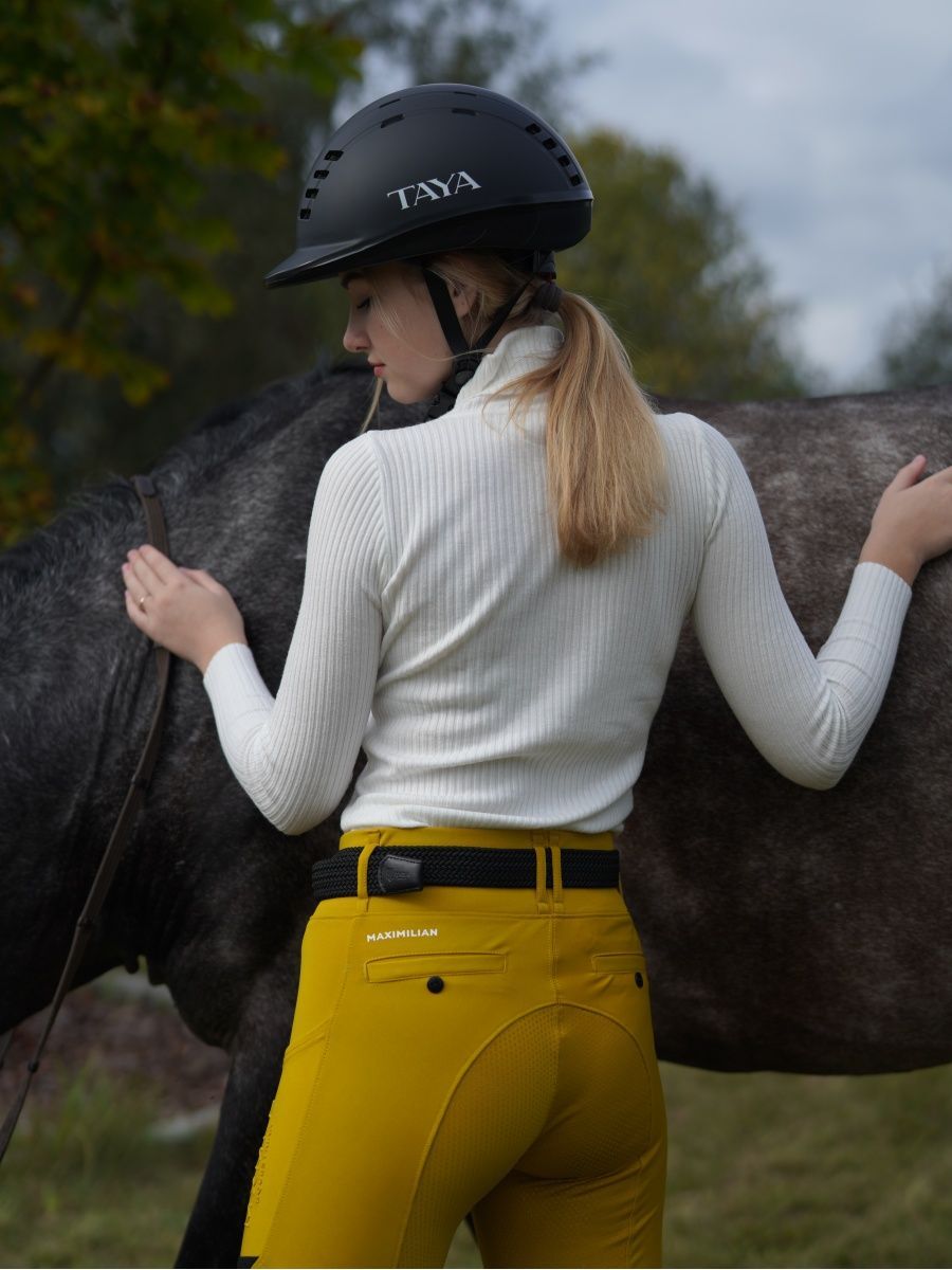 Шлем для верховой езды, базовый, черный | TAYA equestrianism