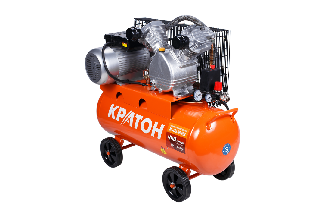 Компрессор с ременной передачей Кратон AC-440-50-BDV