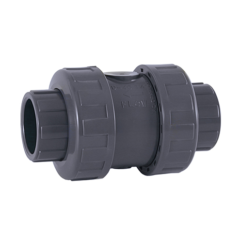 Клапан обратный подпружиненный, ПВХ, EPDM, D 50 мм, PN 16