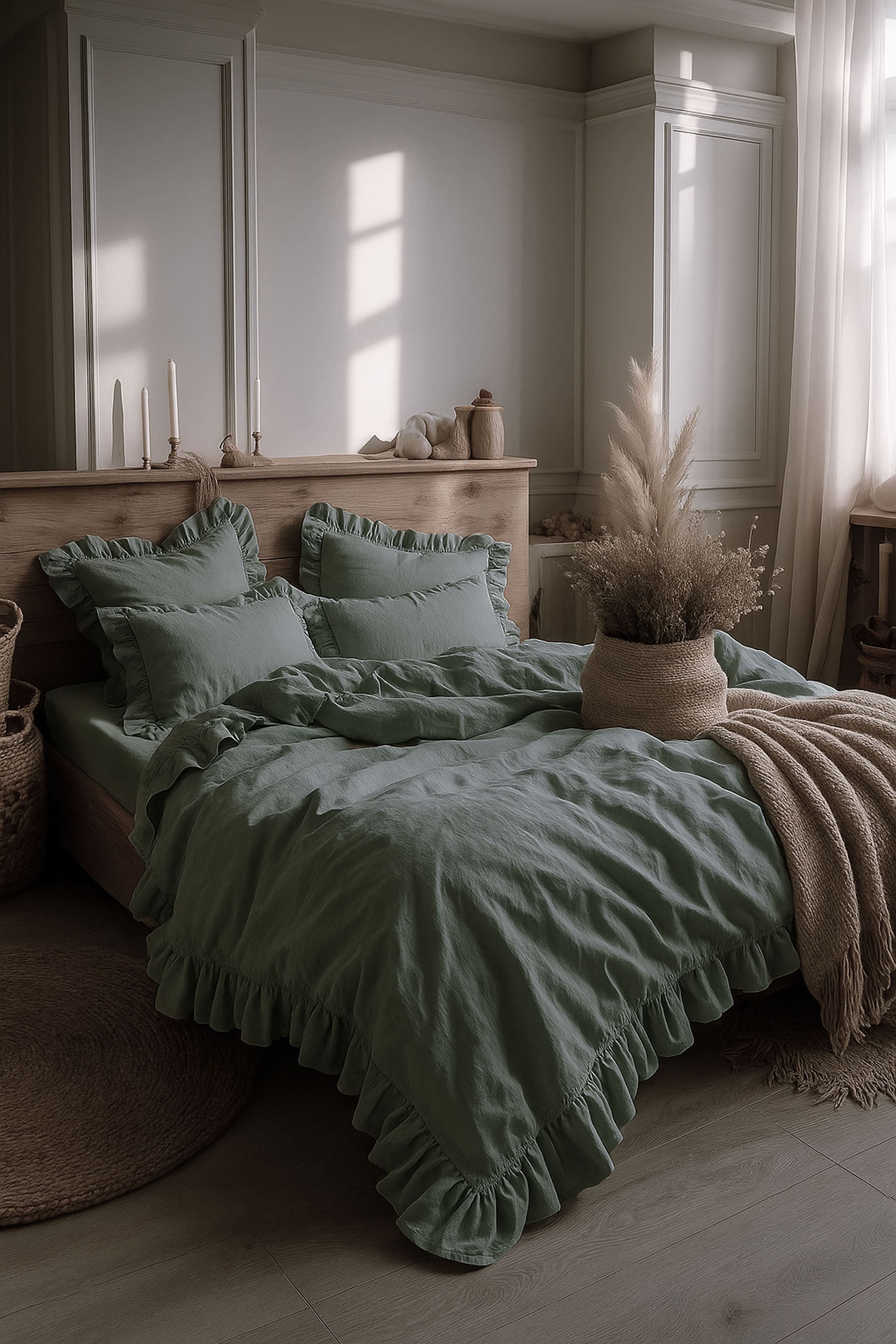 Комплект постельного белья из варёного хлопка Meadow Ruche 17400₽