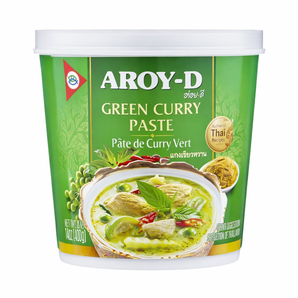 Паста карри Aroy-D, 0,400 гр, зелёная