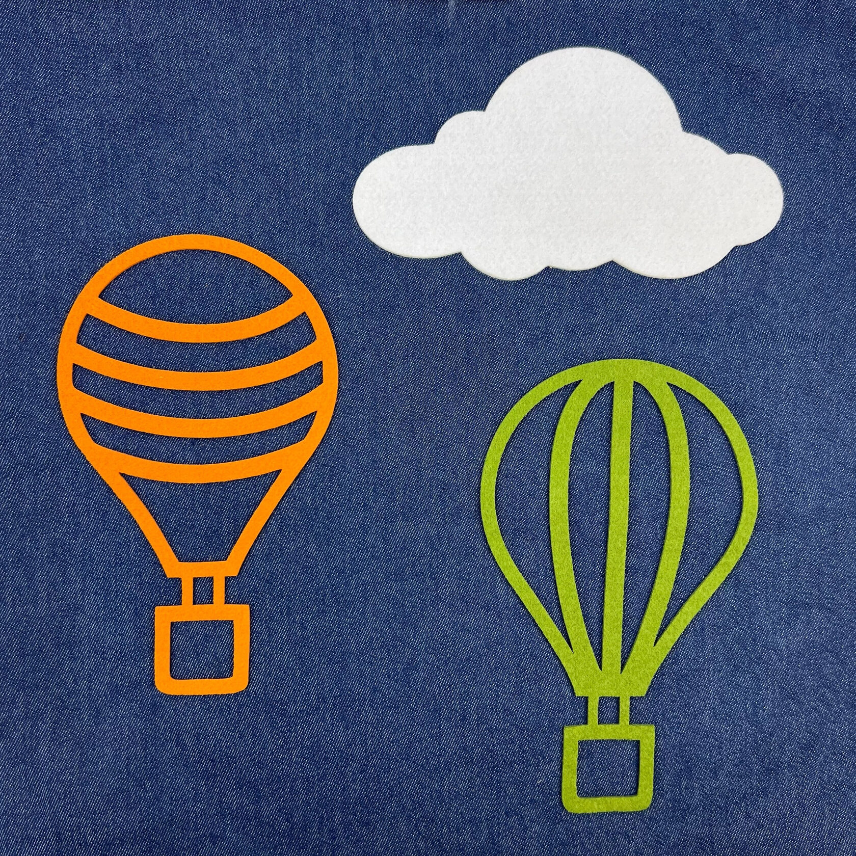 Аппликация "Воздушный шар" фетр