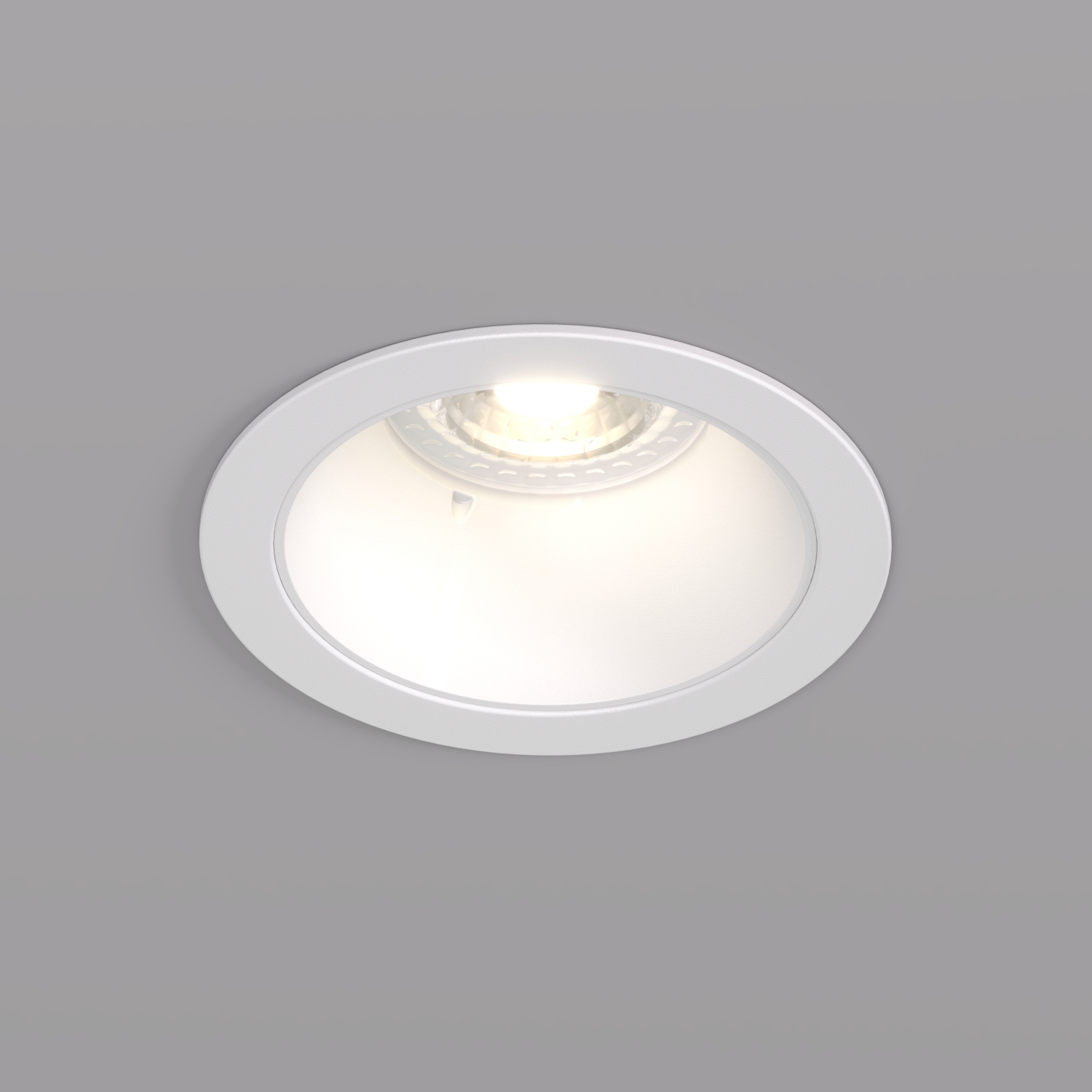 Встраиваемый светильник GU10 белый алюминий Denkirs DK2026-WH DK2026-WH
