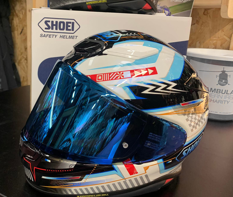 Shoei sale spectra blue