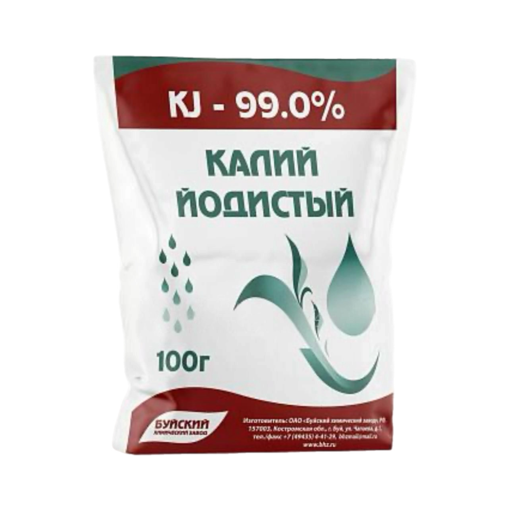 Калий йодистый — удобрения: 100 г, 1 кг, для клубники