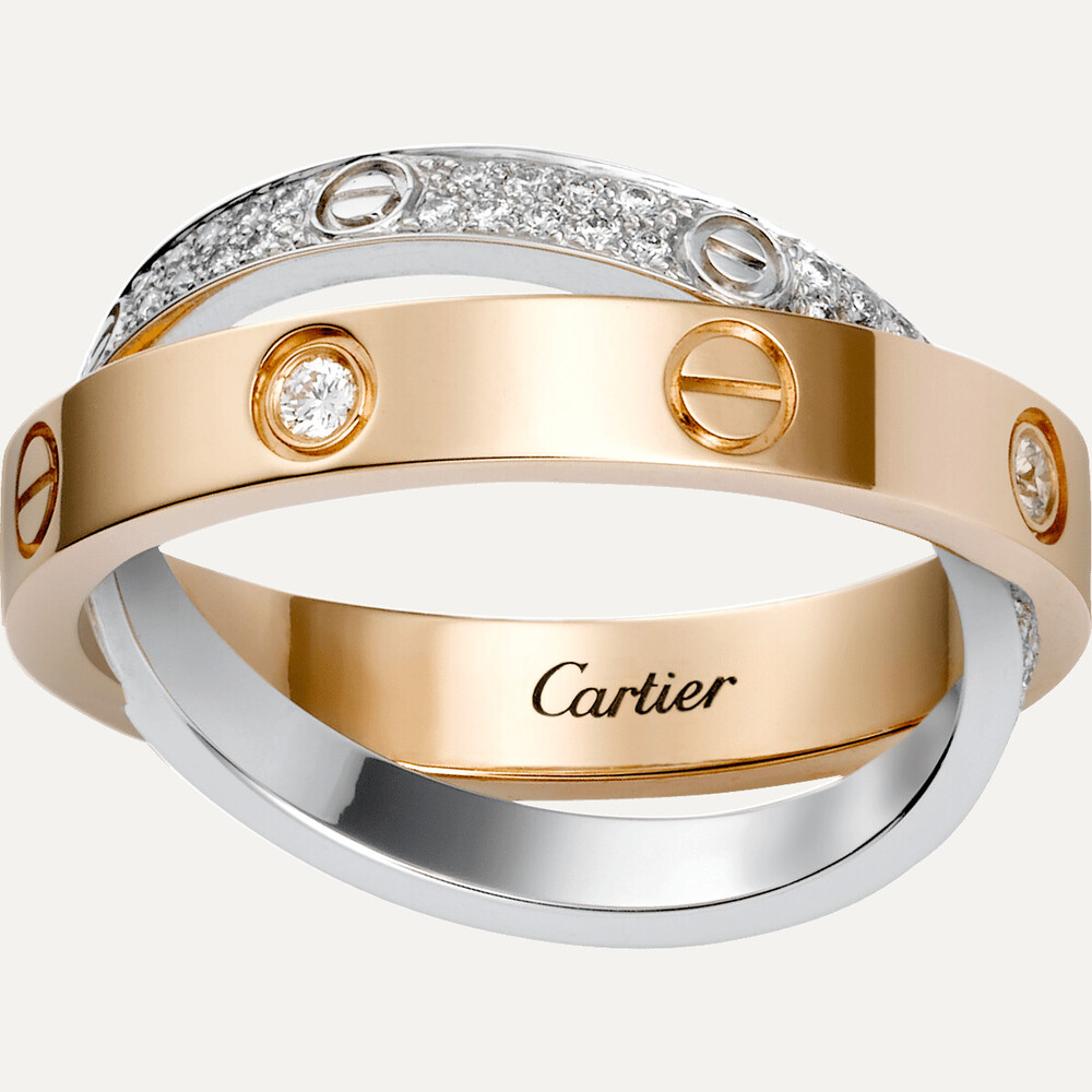 Помолвочное кольцо cartier