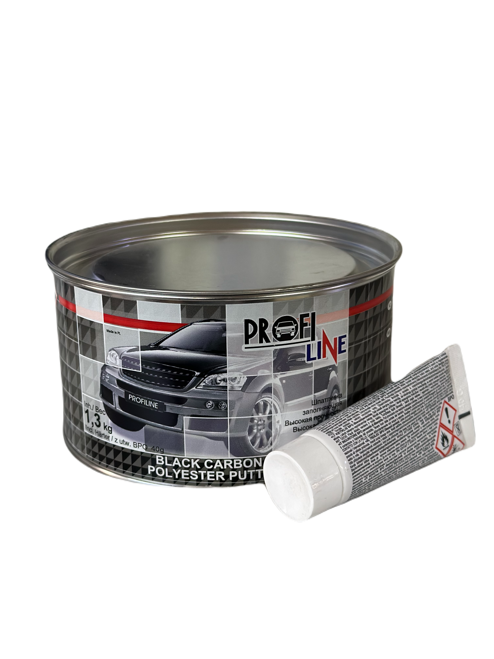 Шпатлевка PROFILINE BLACK CARBON 500г