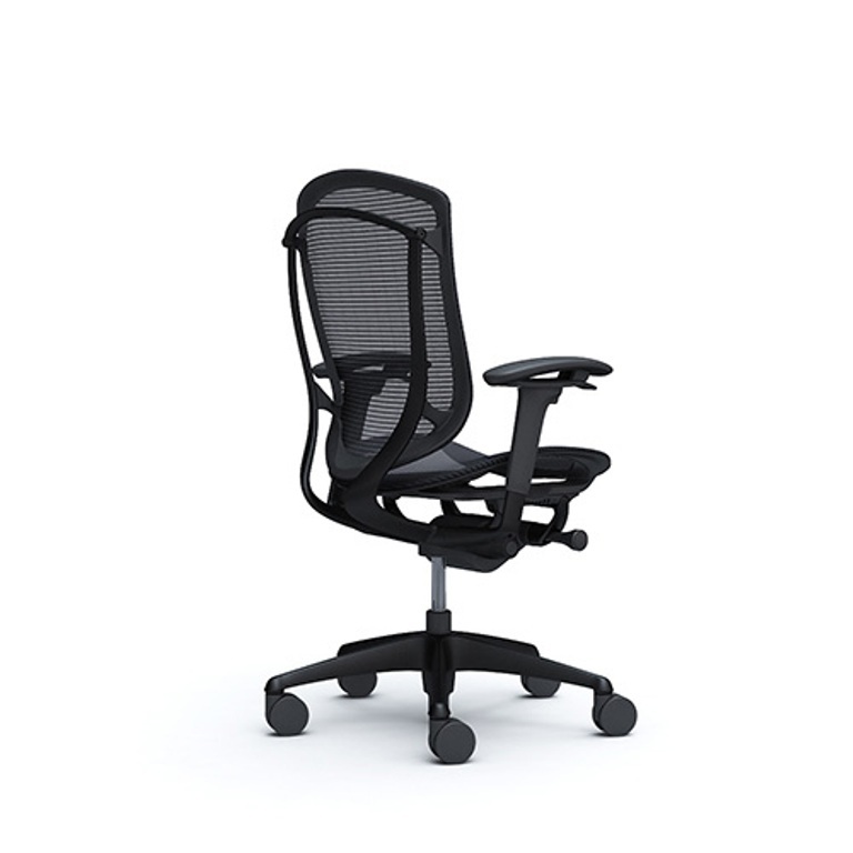 OKAMURA CONTESSA SECONDA Black Mesh Office Chair