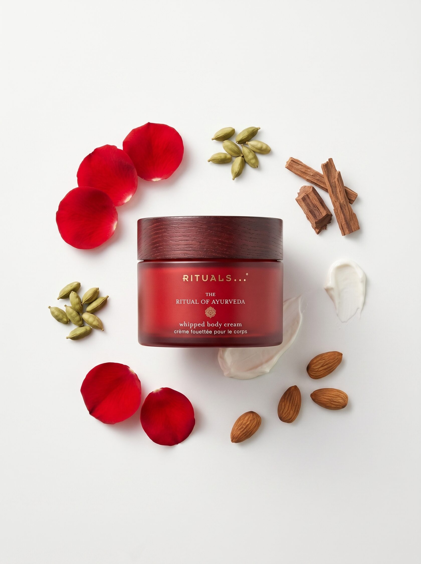Крем для тела RITUALS "Ayurveda" с нежным ароматом индийской розы и маслом сладкого миндаля