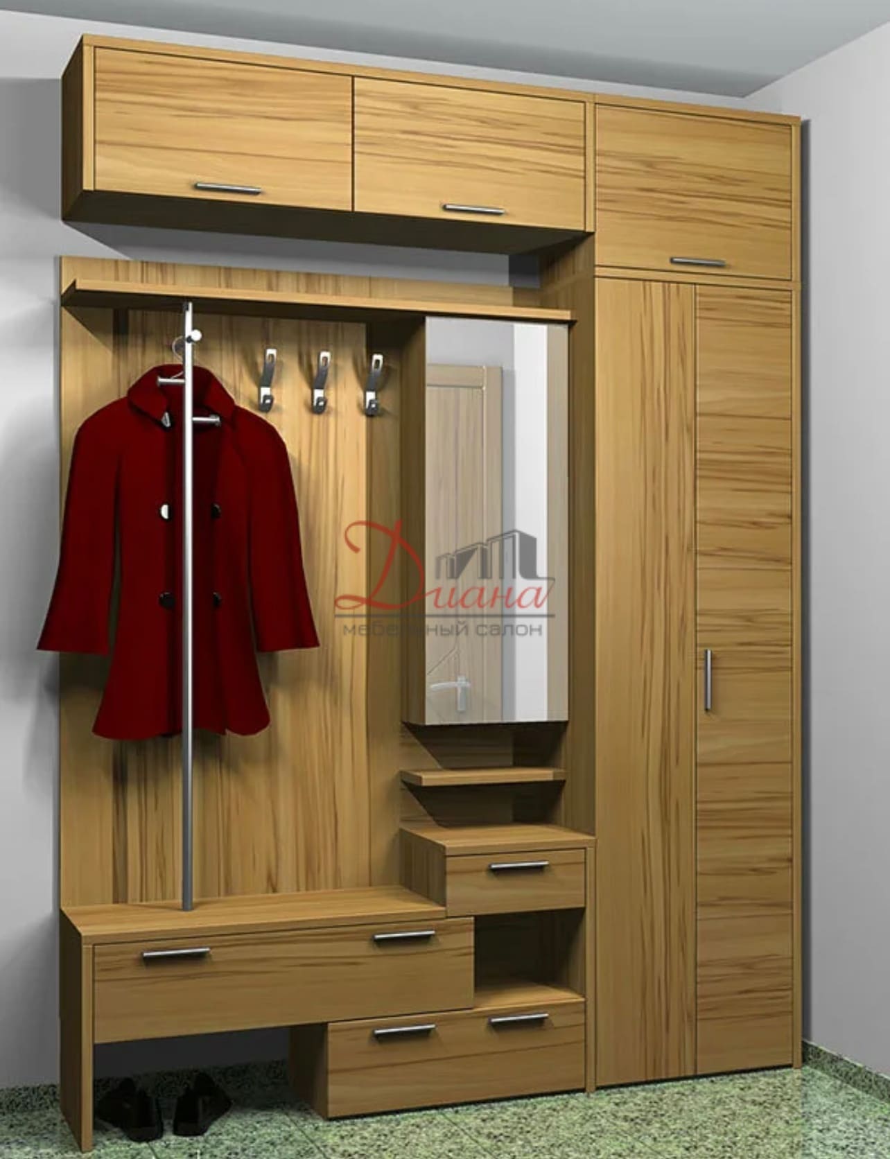 шкаф для одежды в коридор фото