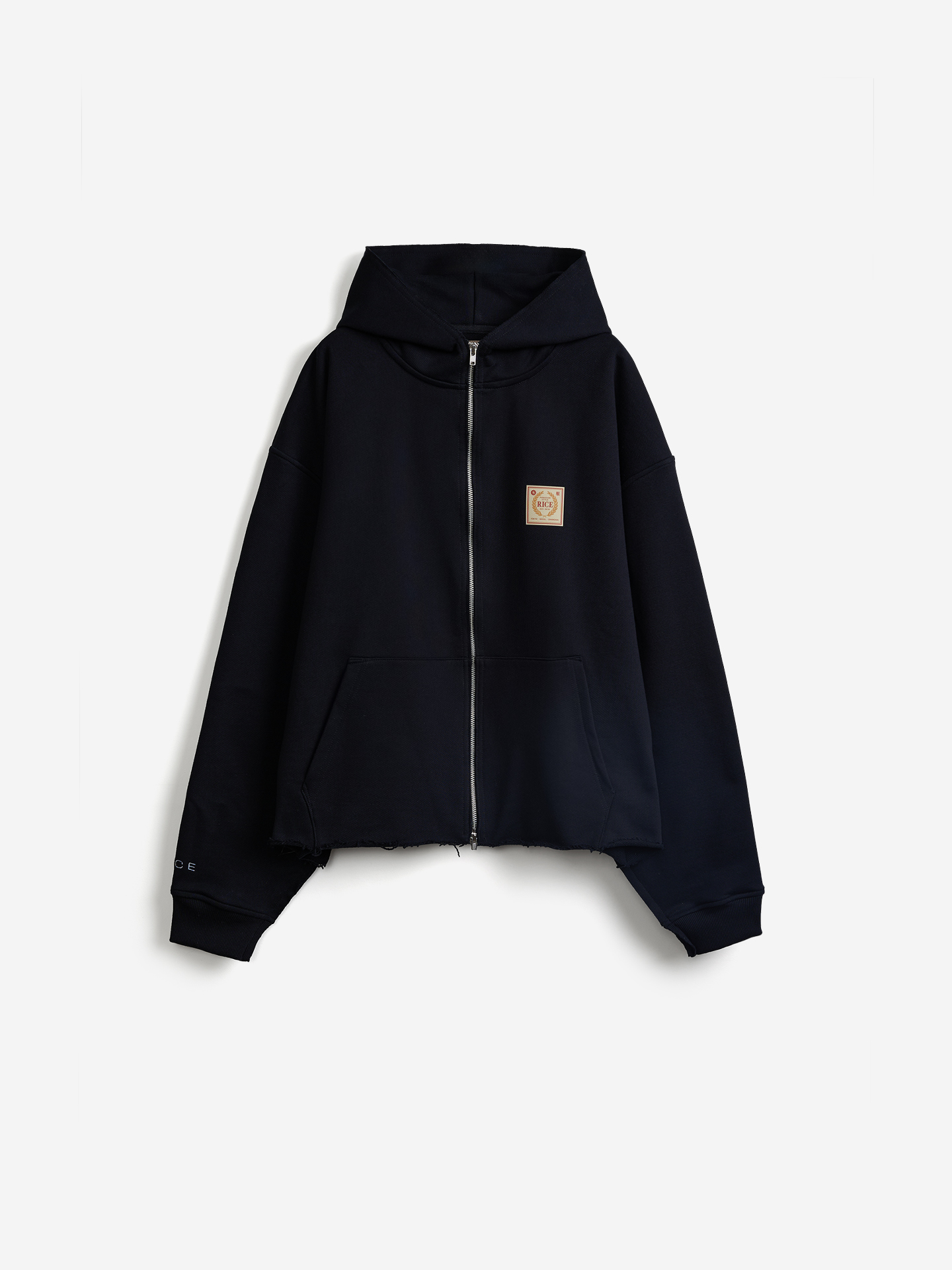 NIGHT LABEL FULL-ZIP ХУДИ - Черный - M