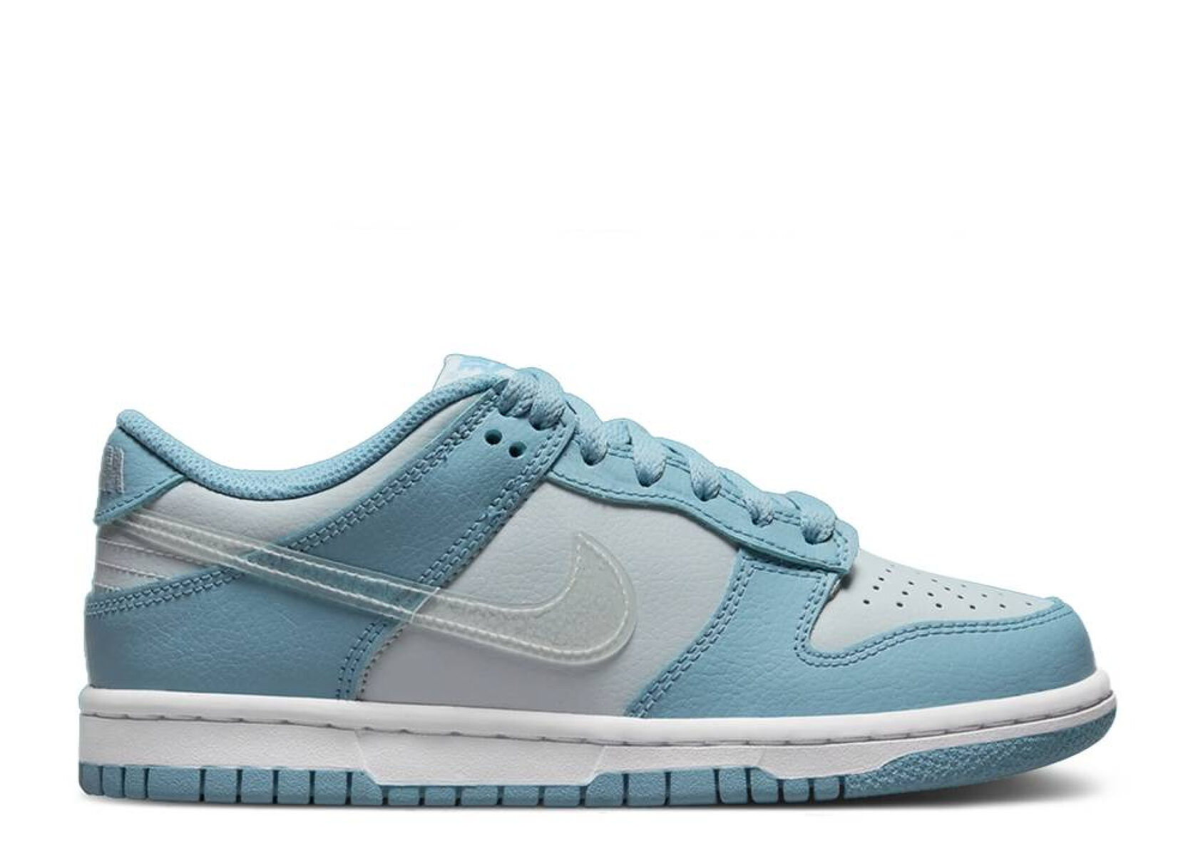 Nike Dunk Low Clear Blue Swoosh