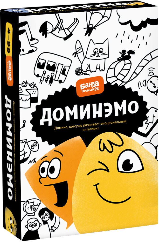 Настольная игра Доминэмо для детей от 4 лет от Банды умников
