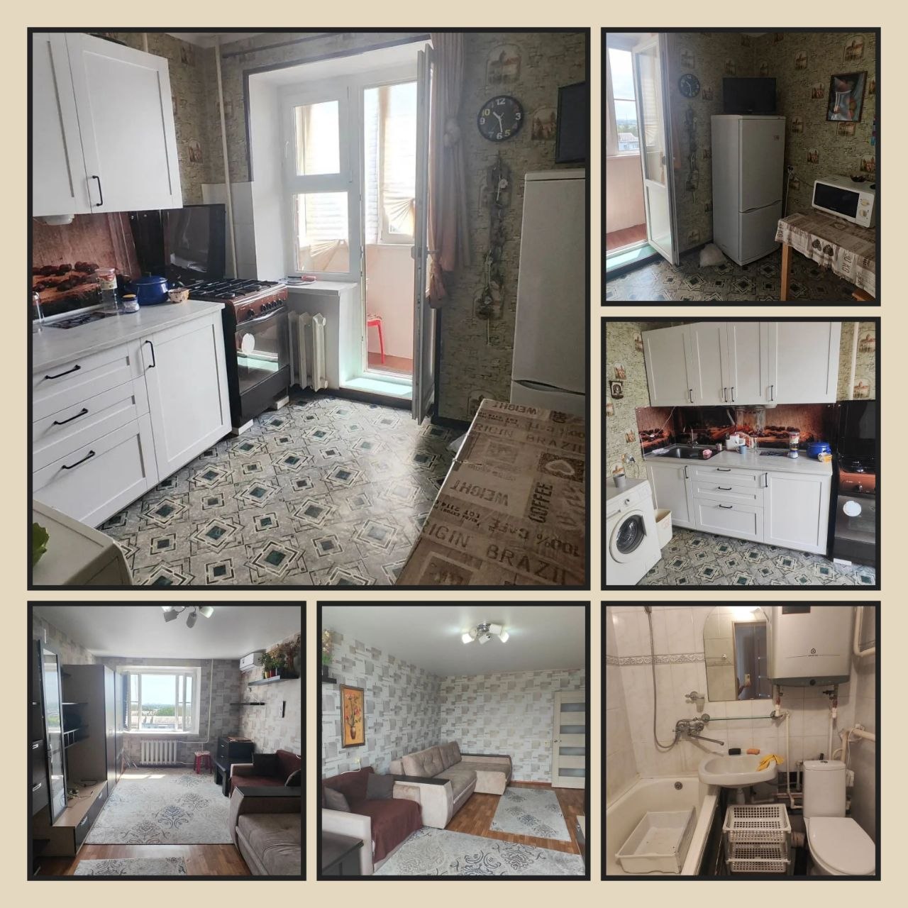 1-комнатная квартира, 40 м², СМР