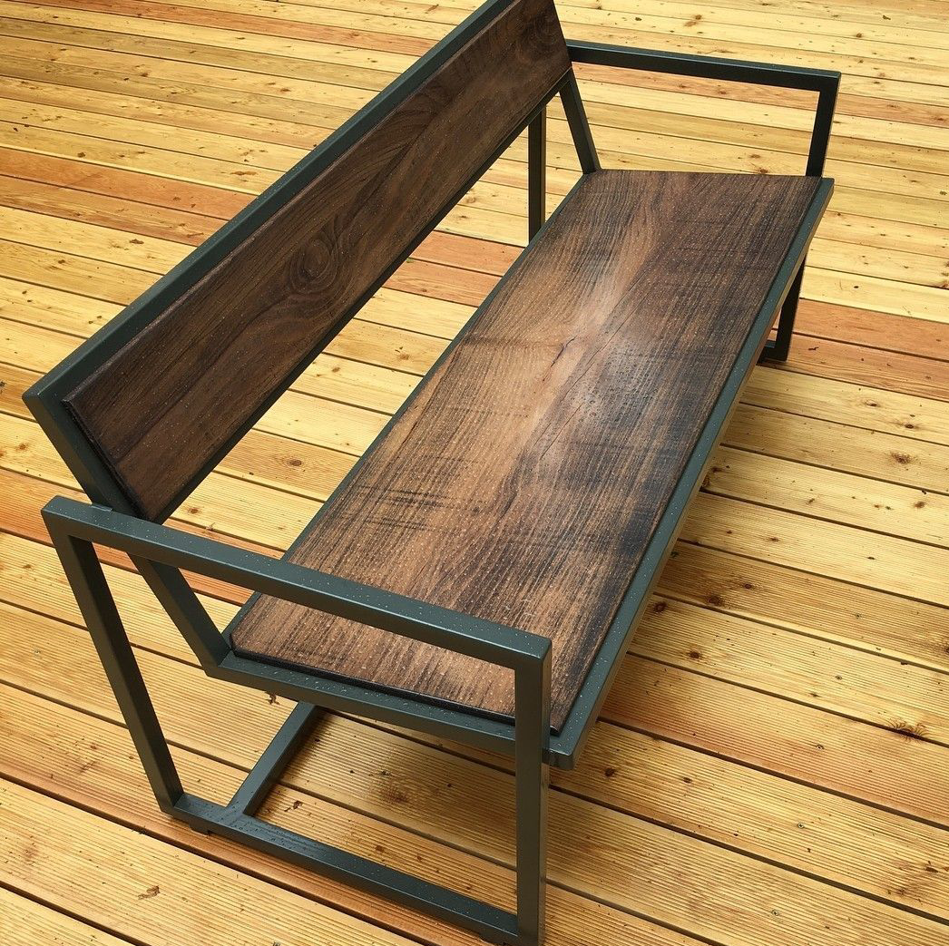 мебель скамейка со спинкой