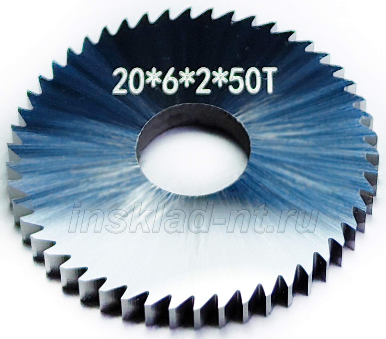 Диск фрезерный твердосплавный 20x6x2.0 50T