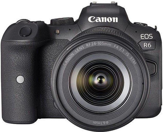 Фотоаппарат Canon EOS R6 Kit RF 24-105mm f/4.0-7.1 IS STM, чёрный - CANON