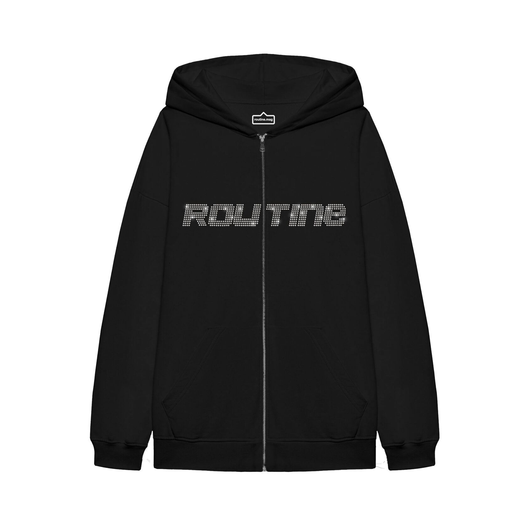 La Routine Zip Hoodie "RHINESTONES"