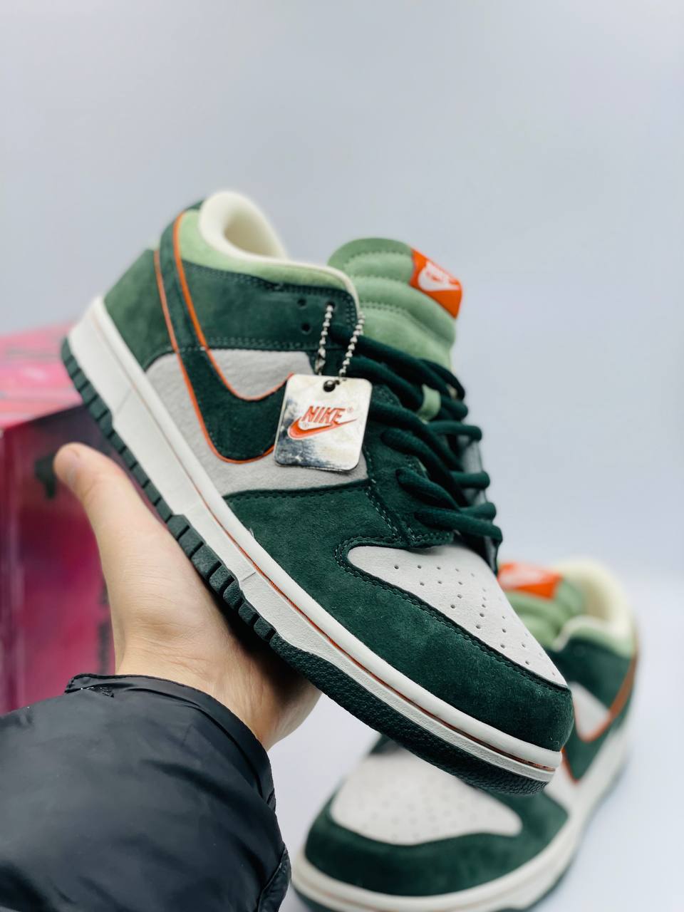 Nike Dunk Low Мужские Кроссовки Кожаные Купить