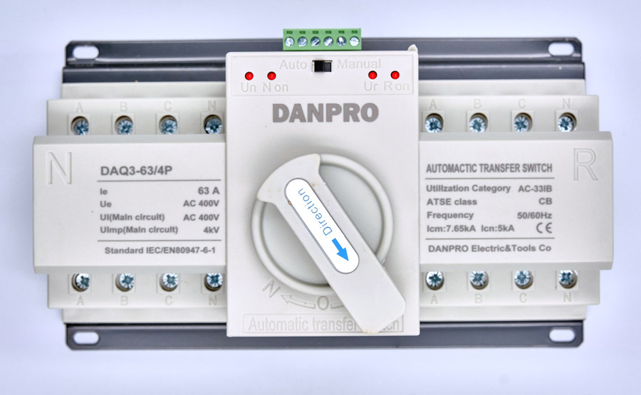 Устройство автоматического ввода резерва DANPRO DAQ3-63-4 - DANPRO