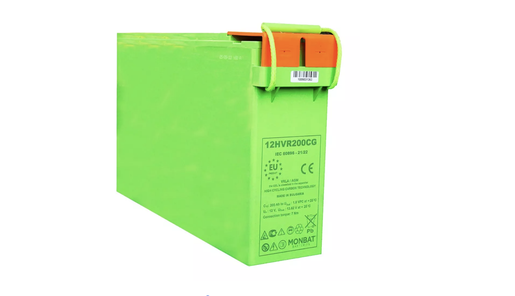 Карбоновые AGM Monbat High Cycling Carbon 12V 200AH (12HVR200CG) - Monbat