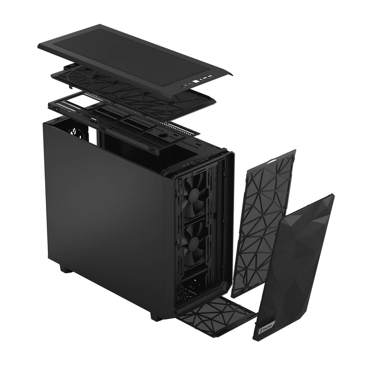 Fractal Design Meshify 2 Black. Fractal Design Meshify 2 XL. Корпус Fractal Design Meshify 2 Black – TG. Fractal Design Meshify 2 Compact Black.