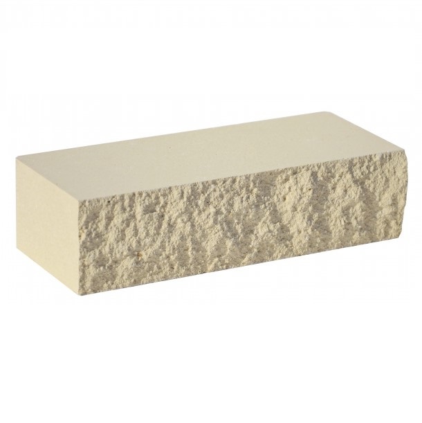 Кирпич облицовочный полнотелый гиперпрессованный рельефный Слоновая ...