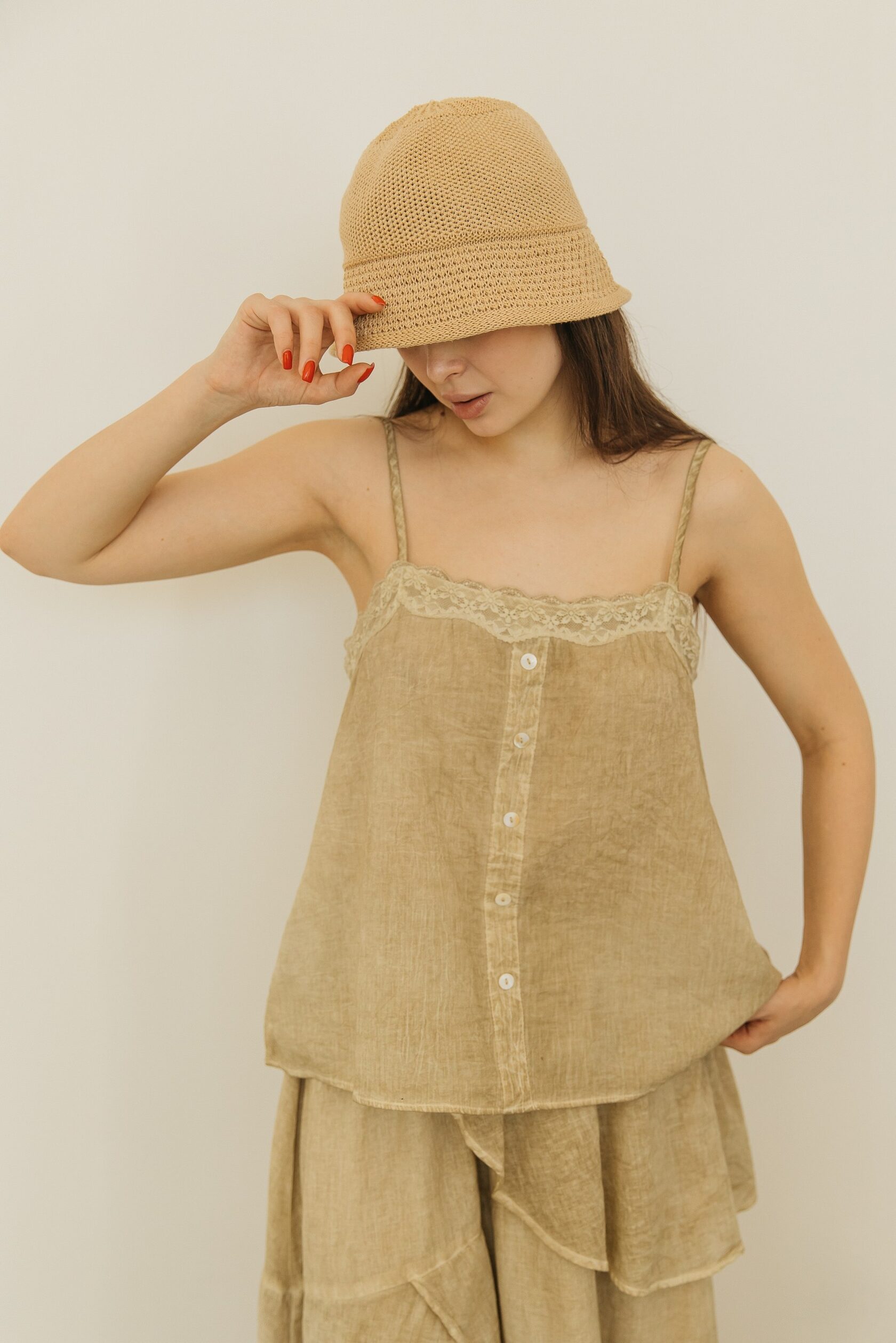 Топ «Воздух» с кружевом