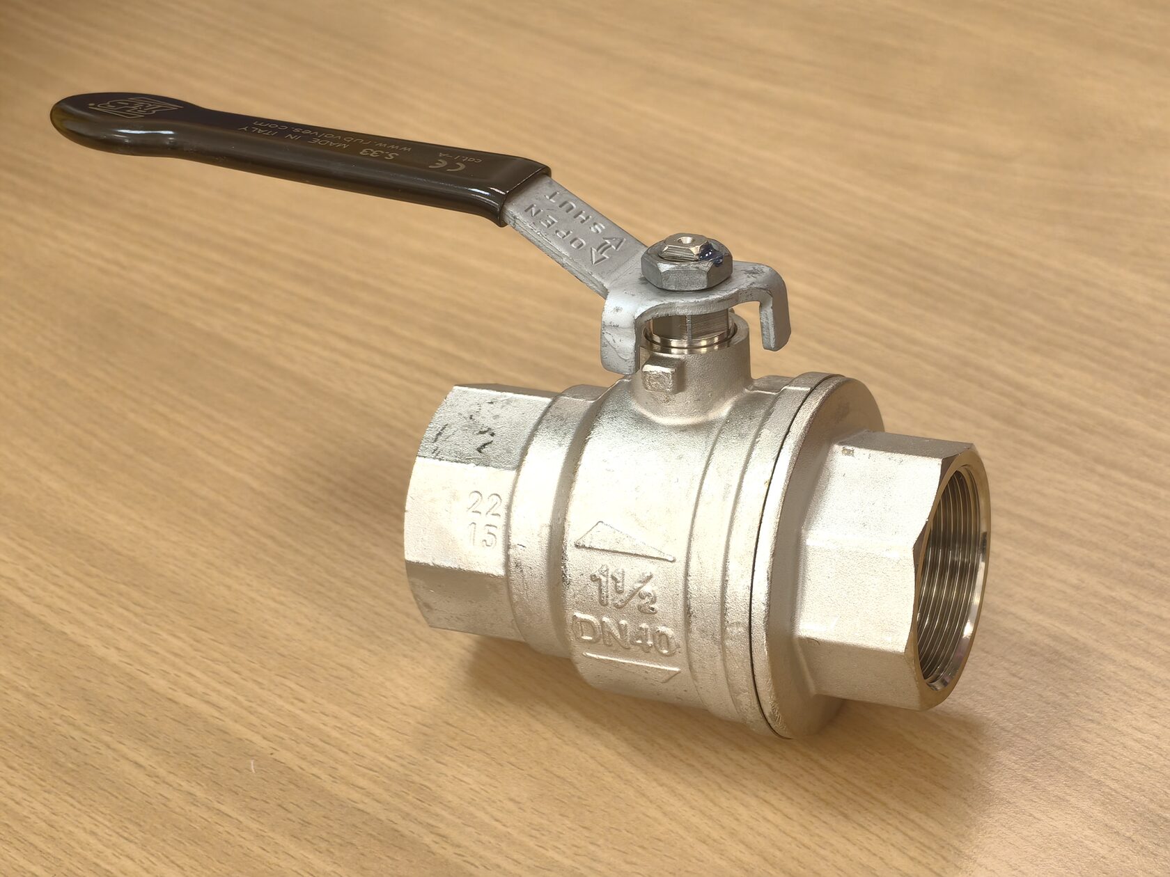 Шаровой кран RuB BRESCIA S33H00 1 1/2″