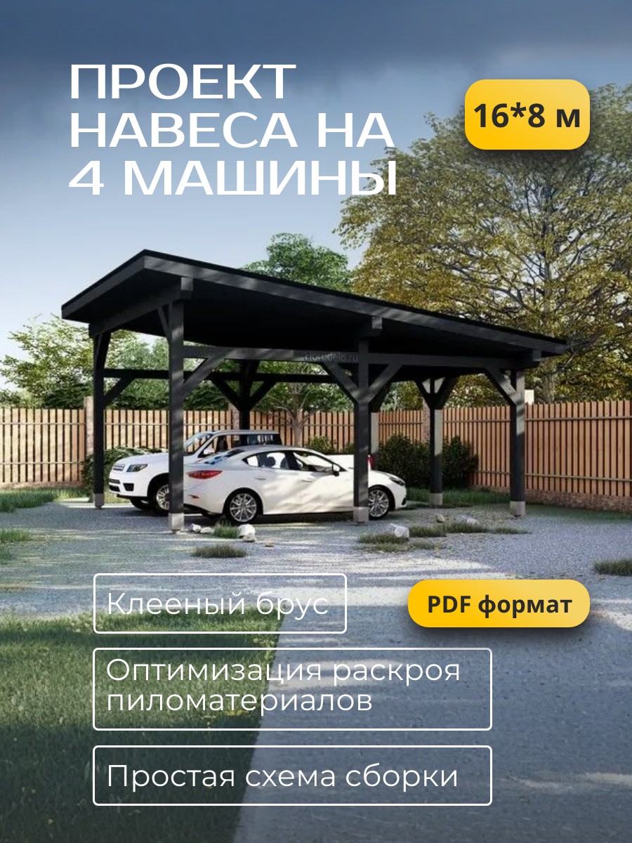 Проект навеса / HDN6