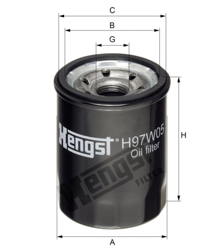 Фильтр масляный Hengst H97W05