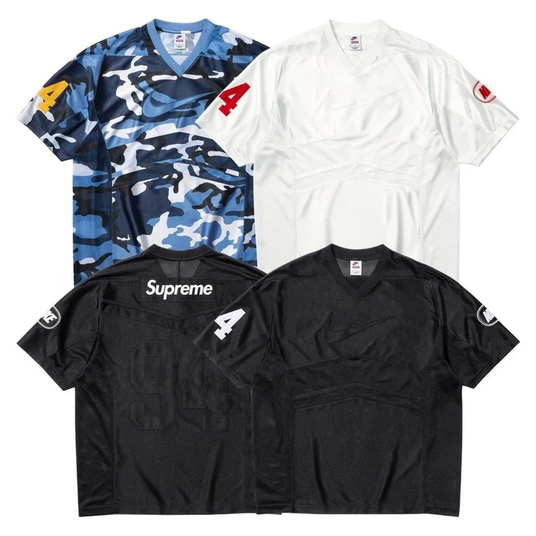 Supreme x Nike Football Jersey — купить джерси оригинал | MANIA Store