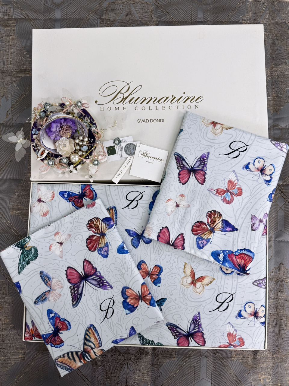 Постельное белье Blumarine Сатин де люкс премиум семейный размер