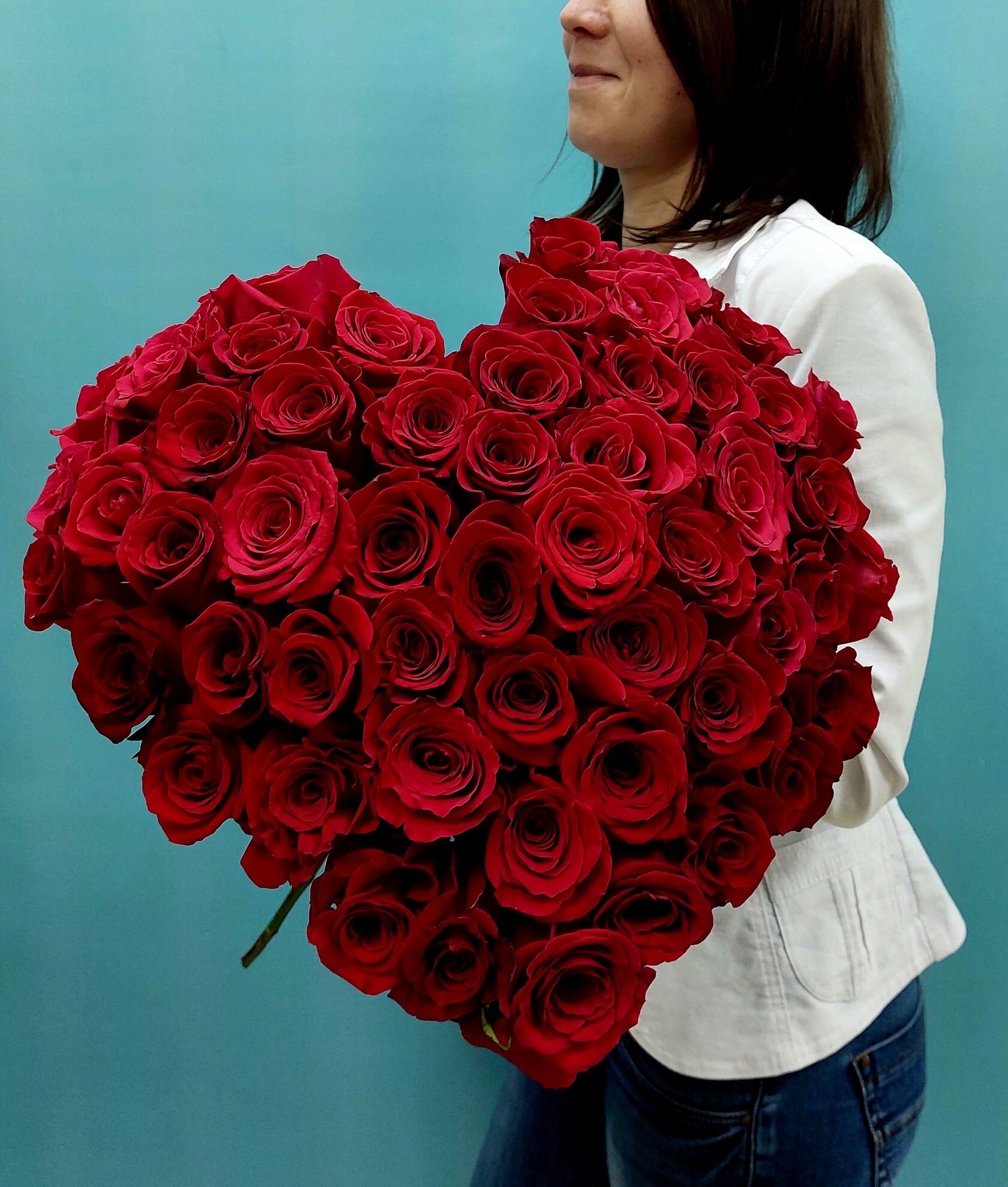 Букет “Сердце” из роз