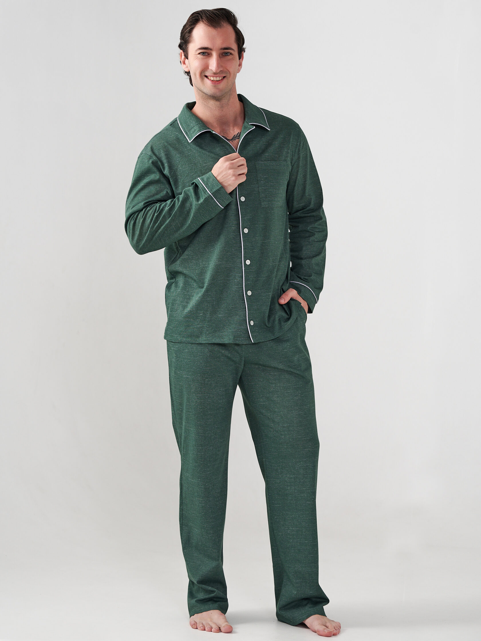 
Пижама мужская "Лен" (классическая)