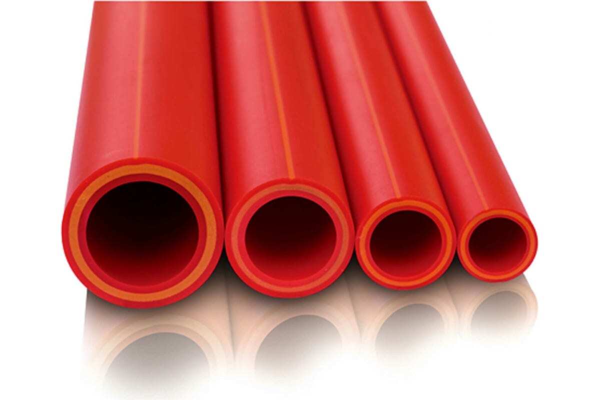 Труба 63 x 8.6 мм (арм. стекловолокном) Fire-S-B1 PPR-GF-PPR (R) (S3.2 ...