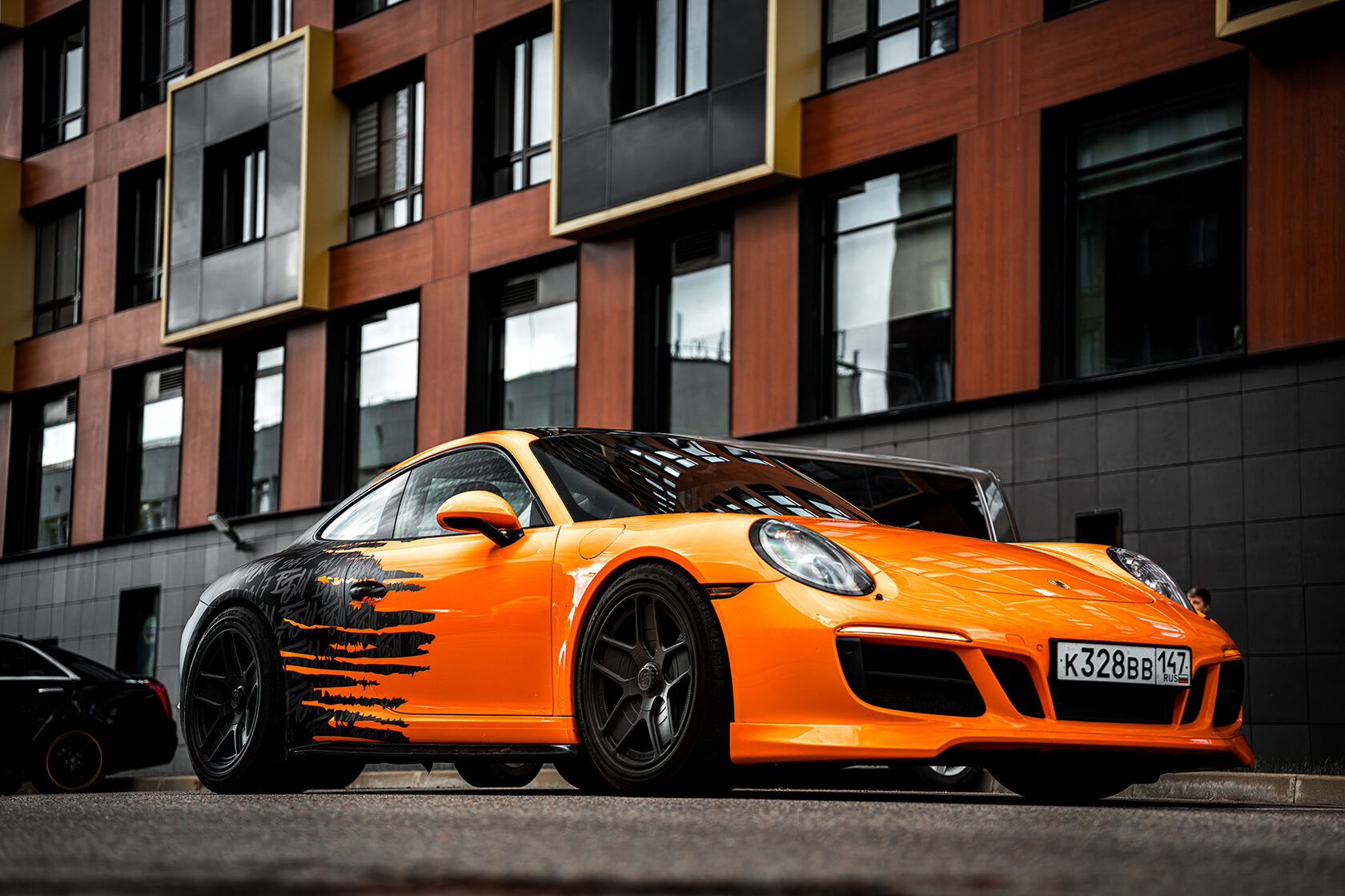 Porsche 911 — Авторская графика, проект Monster Garage в Санкт-Петербурге
