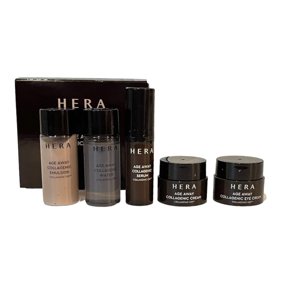 Ages away. Hera age away Collagenic Special Mini Kit. Баккара мини сет.