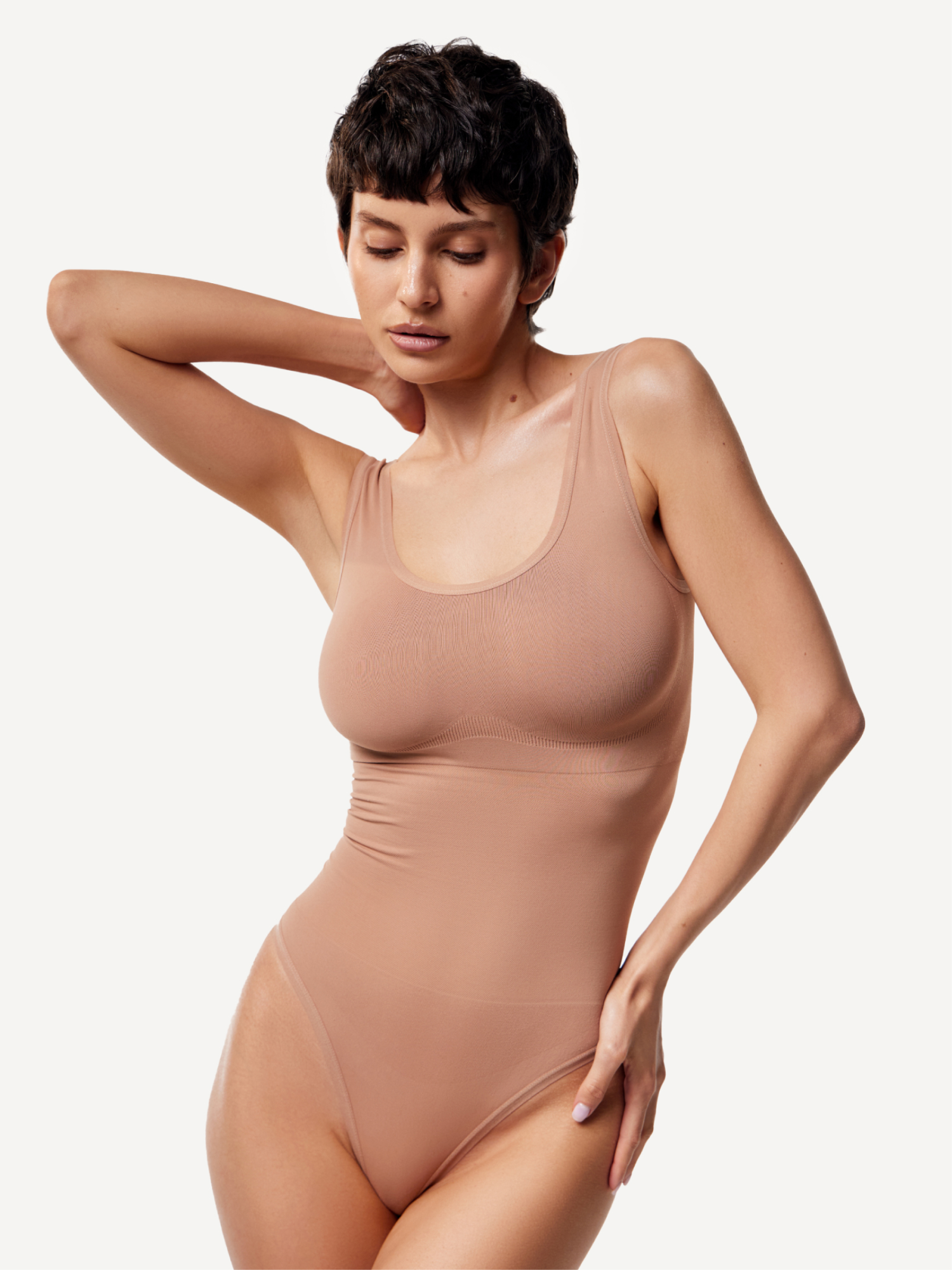 Боди-майка с широкими бретелями Shapewear