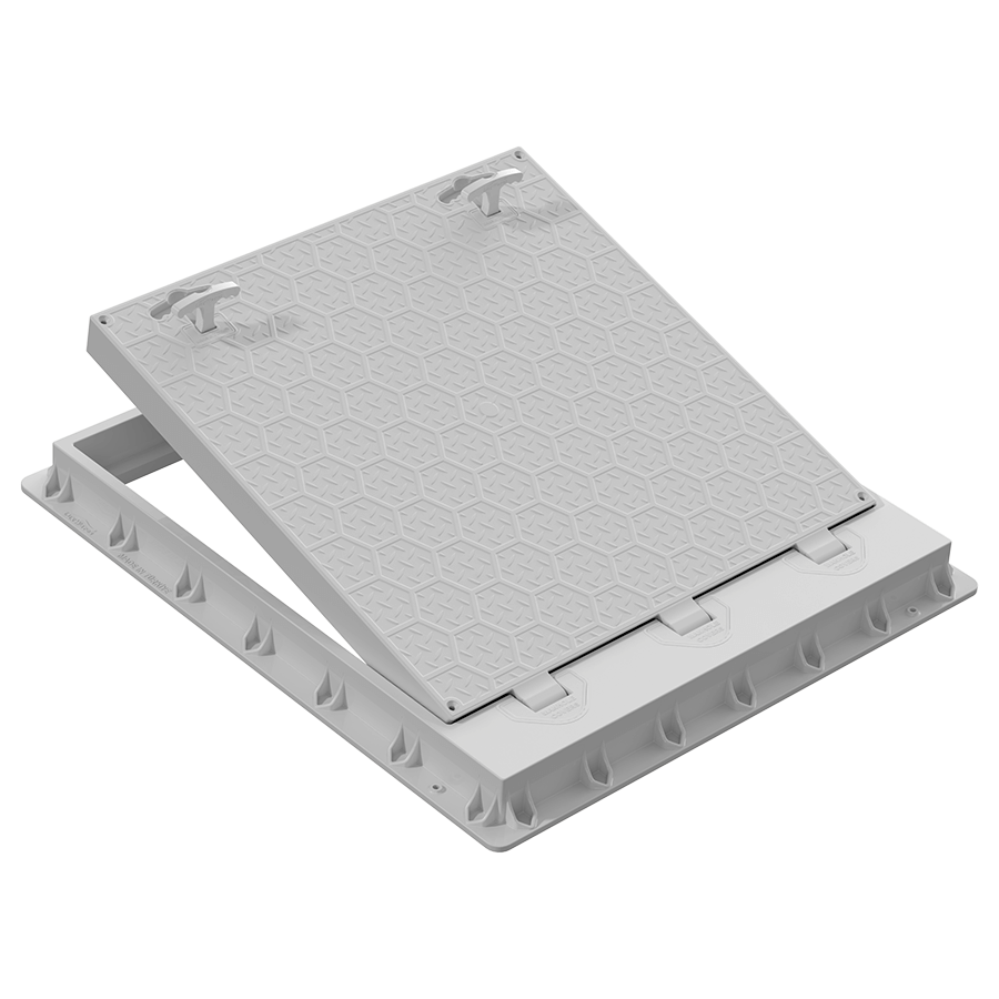 Канализационный люк с откидной крышкой 800*900 (RK-1018) - LuxWares