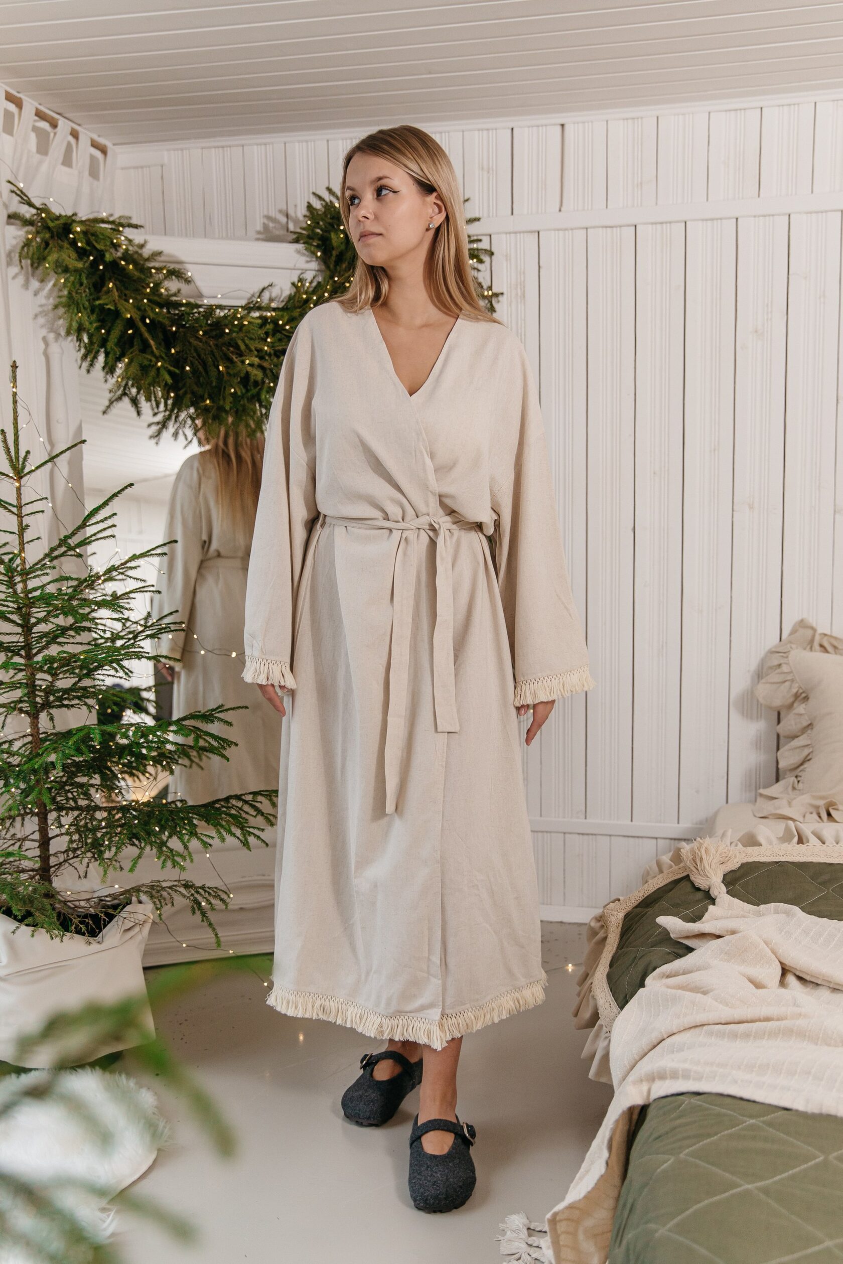 Халат-кимоно «Льняное объятие»